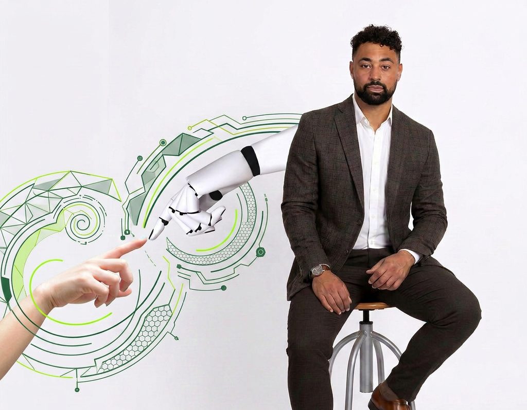 Automatische Analyse: Roboterhand reicht zu Adrian Dula
